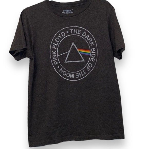 Pink Floyd Dark Side of the Moon Band Tee T-Shirt | Gray | Size Small - Picture 6 of 6